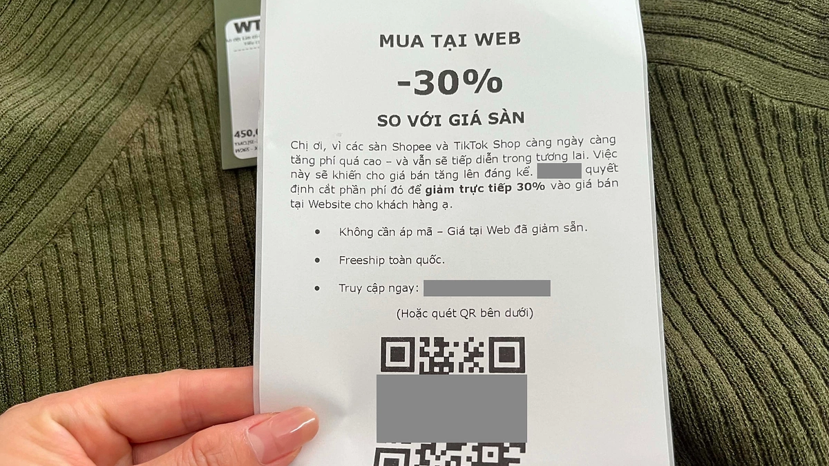 Nhà bán hàng tìm cách kéo khách khỏi Shopee, TikTok Shop