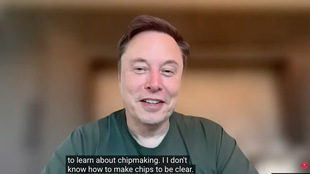 Elon Musk thừa nhận không biết cách chế tạo chip. Ảnh: Tesla Owners Silicon Valley.