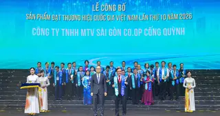 Tự hào Thương hiệu quốc gia 2026, Co.opmart tặng điểm thương tri ân khách hàng
