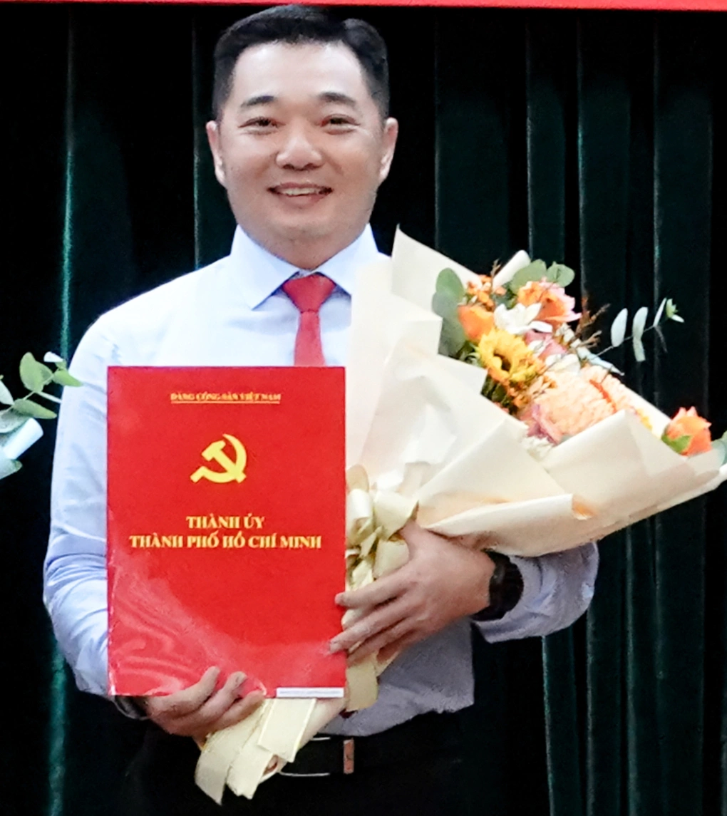 Tân Phó ban Tổ chức Thành ủy TP HCM Lê Trương Hải Hiếu. Ảnh: An Phương