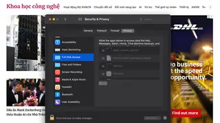 Apple siết quyền truy cập dữ liệu trên macOS vì AI