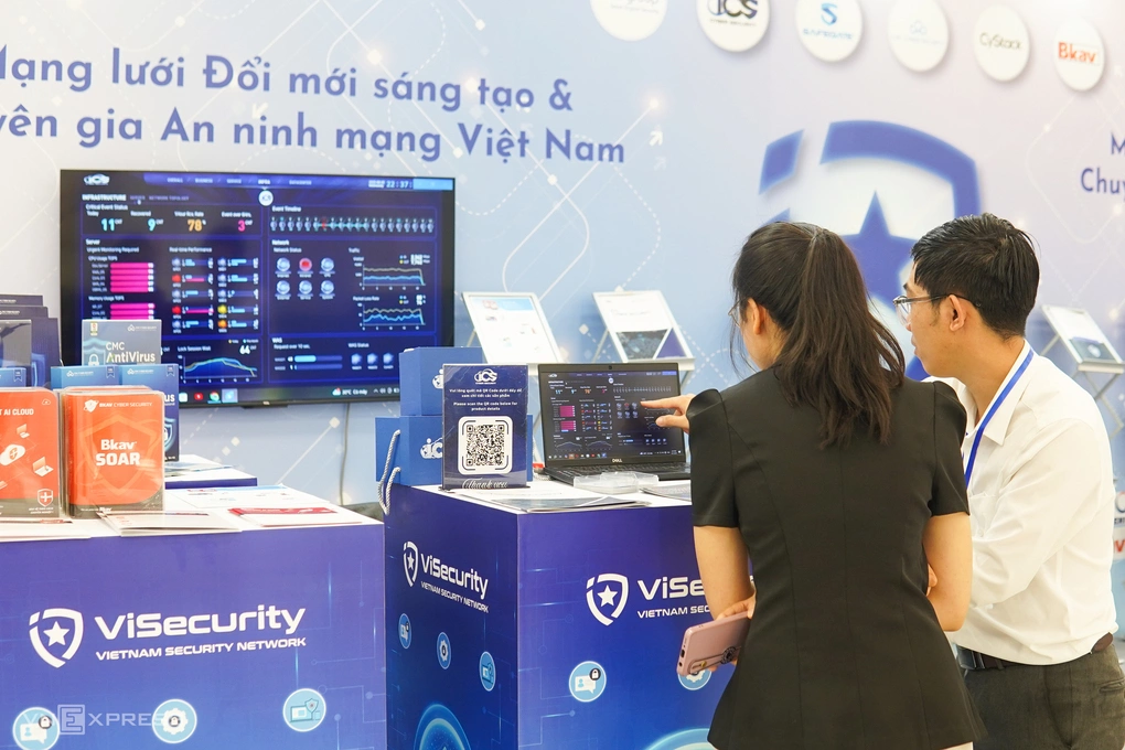Sản phẩm công nghệ giới thiệu tại Triển lãm Đổi mới sáng tạo, tháng 10/2025. Ảnh: Lưu Quý