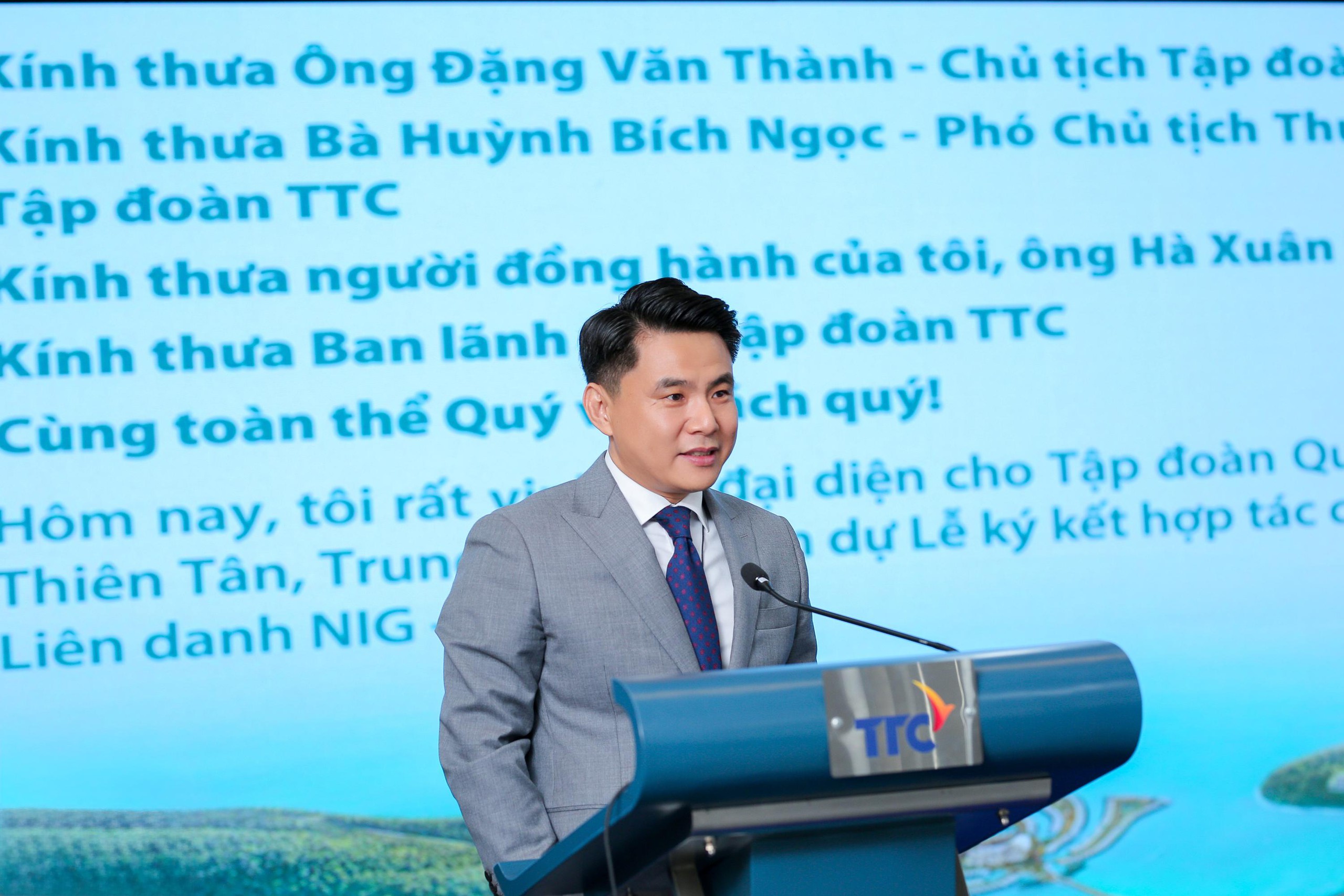 Ông Bruce Zhang - Trưởng đại diện Tập đoàn NIG tại Việt Nam
