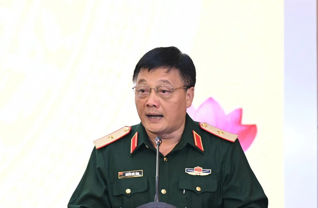 Thiếu tướng Nguyễn Đức Tăng, Phó chính ủy Tổng cục Công nghiệp Quốc phòng. Ảnh: Hồng Chiêu