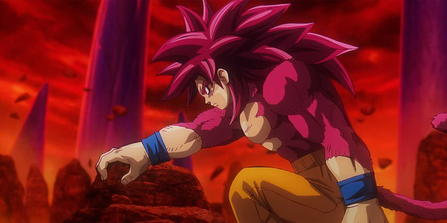 Trạng thái Super Saiyan 4 của Goku trong Dragon Ball DAIMA trở thành tâm điểm chú ý khi anh không sử dụng đến sức mạnh này trong trận chiến với Beerus - Ảnh: Toei