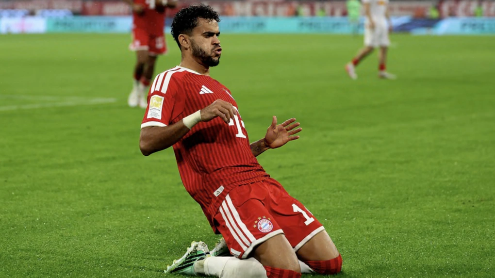 Luis Diaz ghi ba bàn trước RB Leipzig. Ảnh: Imago