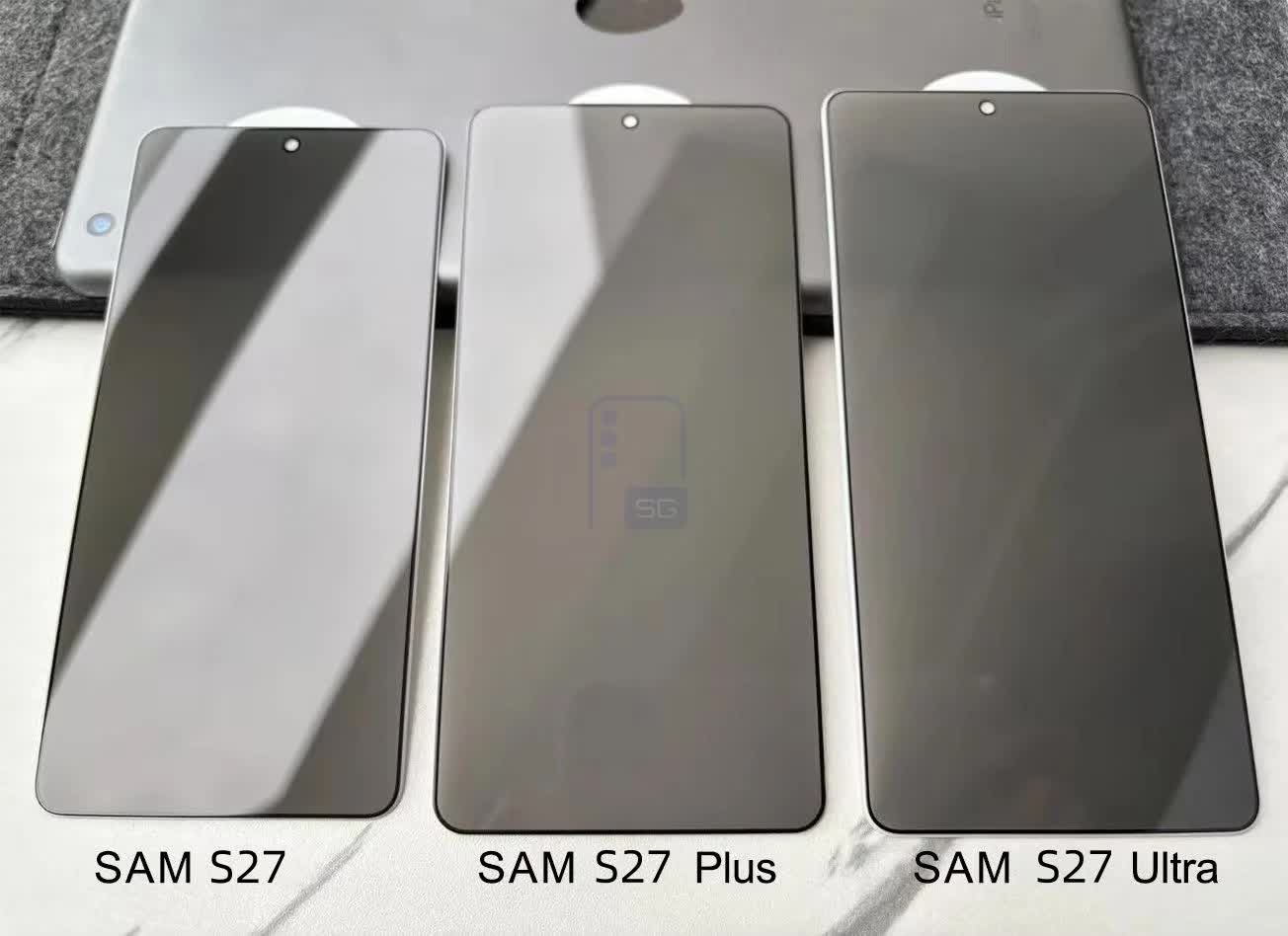 Miếng dán màn hình Galaxy S27 Pro đã không xuất hiện trong hình ảnh rò rỉ
