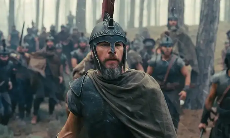 Diễn viên Matt Damon, người đảm nhận vai nam chính Odysseus. Ảnh cắt từ trailer phim.