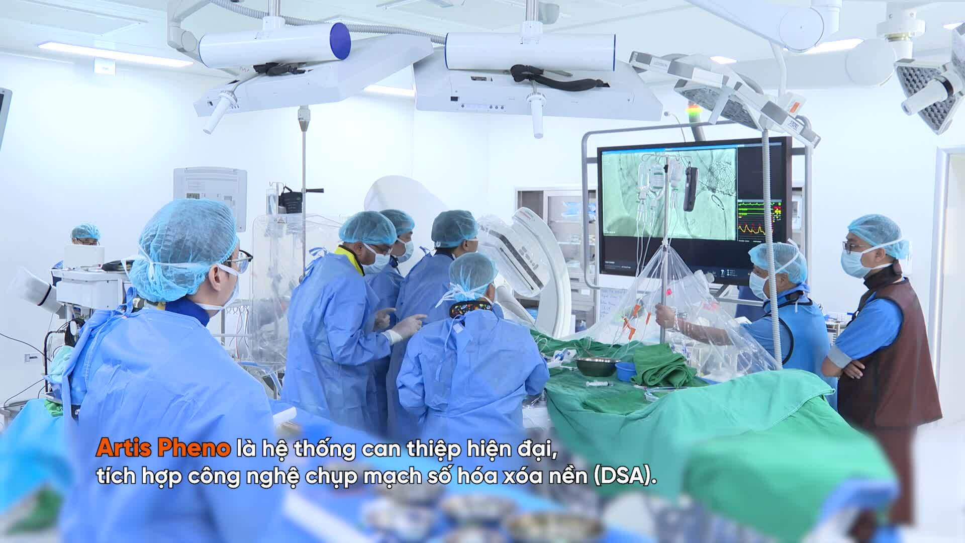 Cách hệ thống Artis Pheno hỗ trợ ca mổ. Video: Bệnh viện Đa khoa Tâm Anh