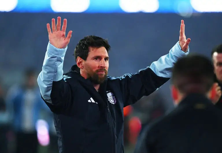 Messi trong trận đấu chia tay sự nghiệp quốc tế ngày 7.10
