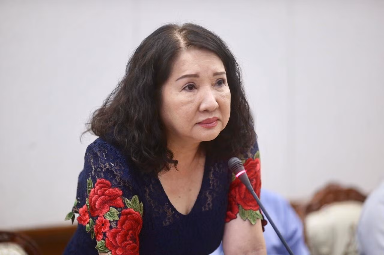 Bà Nguyễn Thị Như Loan được giới thiệu là Tổng giám đốc Công ty CP Quốc Cường Gia Lai. Ảnh: Znews.