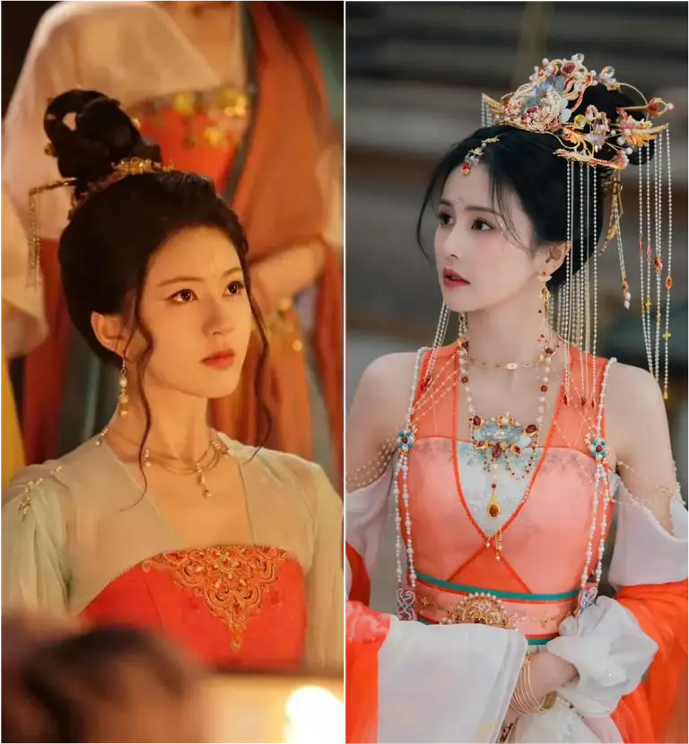Triệu Lộ Tư (trái) và Bạch Lộc là hai gương mặt nổi bật của màn ảnh Hoa ngữ, nhiều lần được đặt lên bàn cân so sánh