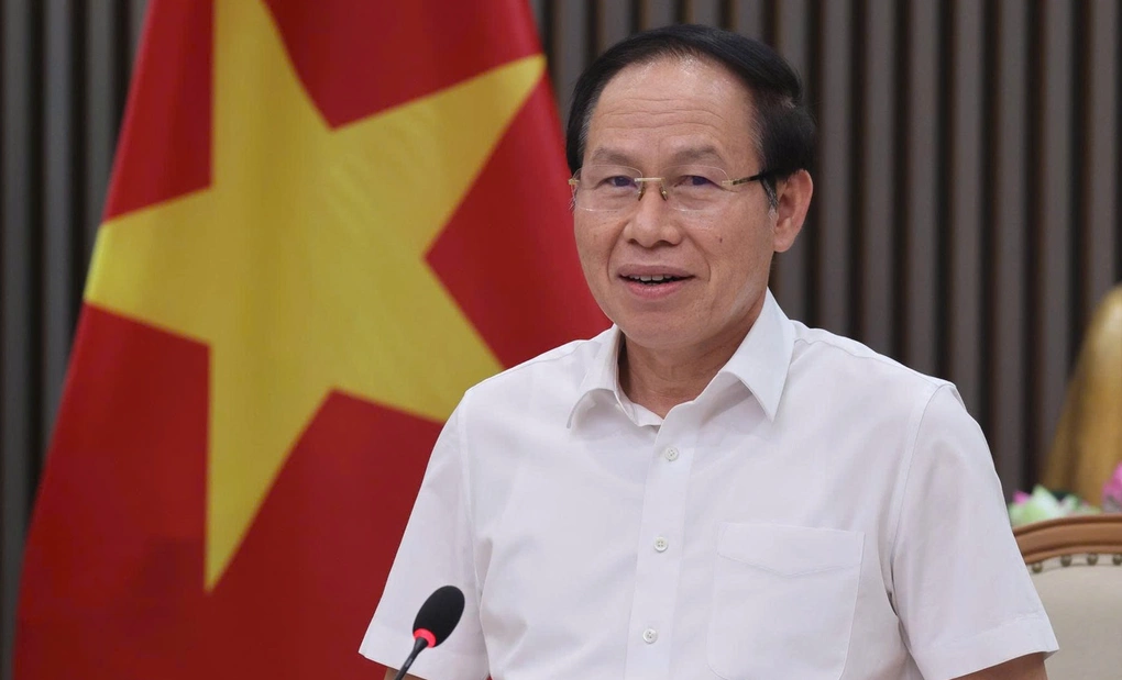 Phó thủ tướng Lê Tiến Châu phát biểu chỉ đạo tại cuộc họp. Ảnh: VGP