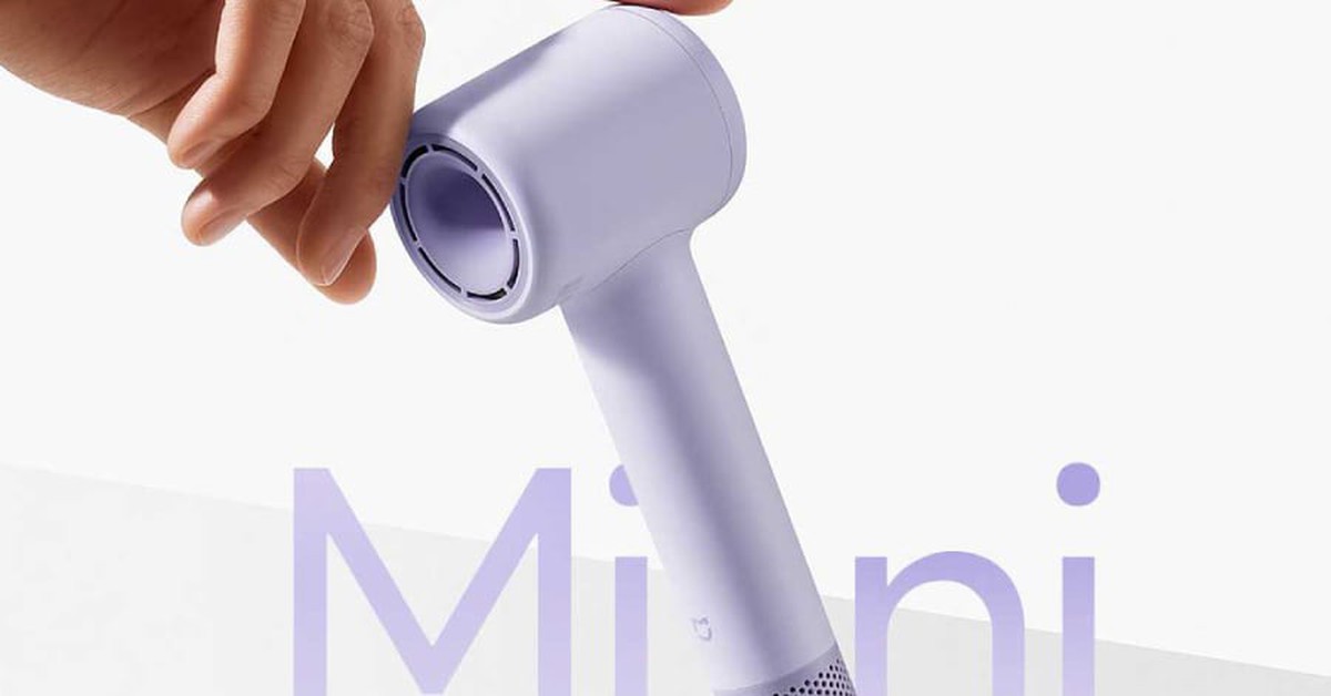 Xiaomi ra mắt máy sấy tóc mini nhẹ bằng điện thoại, công suất lớn, giá chỉ hơn 1 triệu đồng