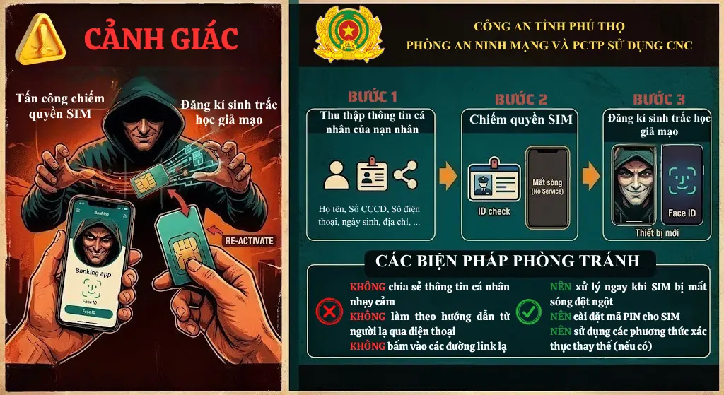 Công an cảnh báo thủ đoạn tấn công liên quan tới SIM điện thoại: Cực kỳ nguy hiểm trong giao dịch số - Ảnh 2.