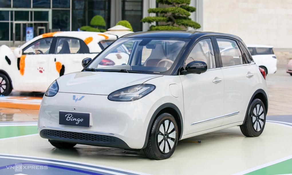 Hatchback điện Wuling Bingo 2026 ra mắt tại Hà Nội ngày 16/10. Ảnh: Lương Dũng
