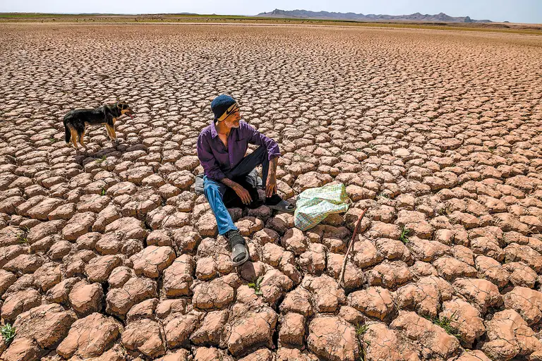 Đợt hạn hán lớn tại Morocco - Ảnh: CHINA DAILY