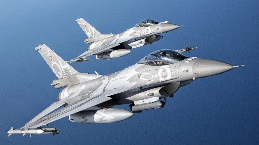 Tiêm kích F-16C của không quân Ba Lan. Ảnh: Bộ Quốc phòng Ba Lan