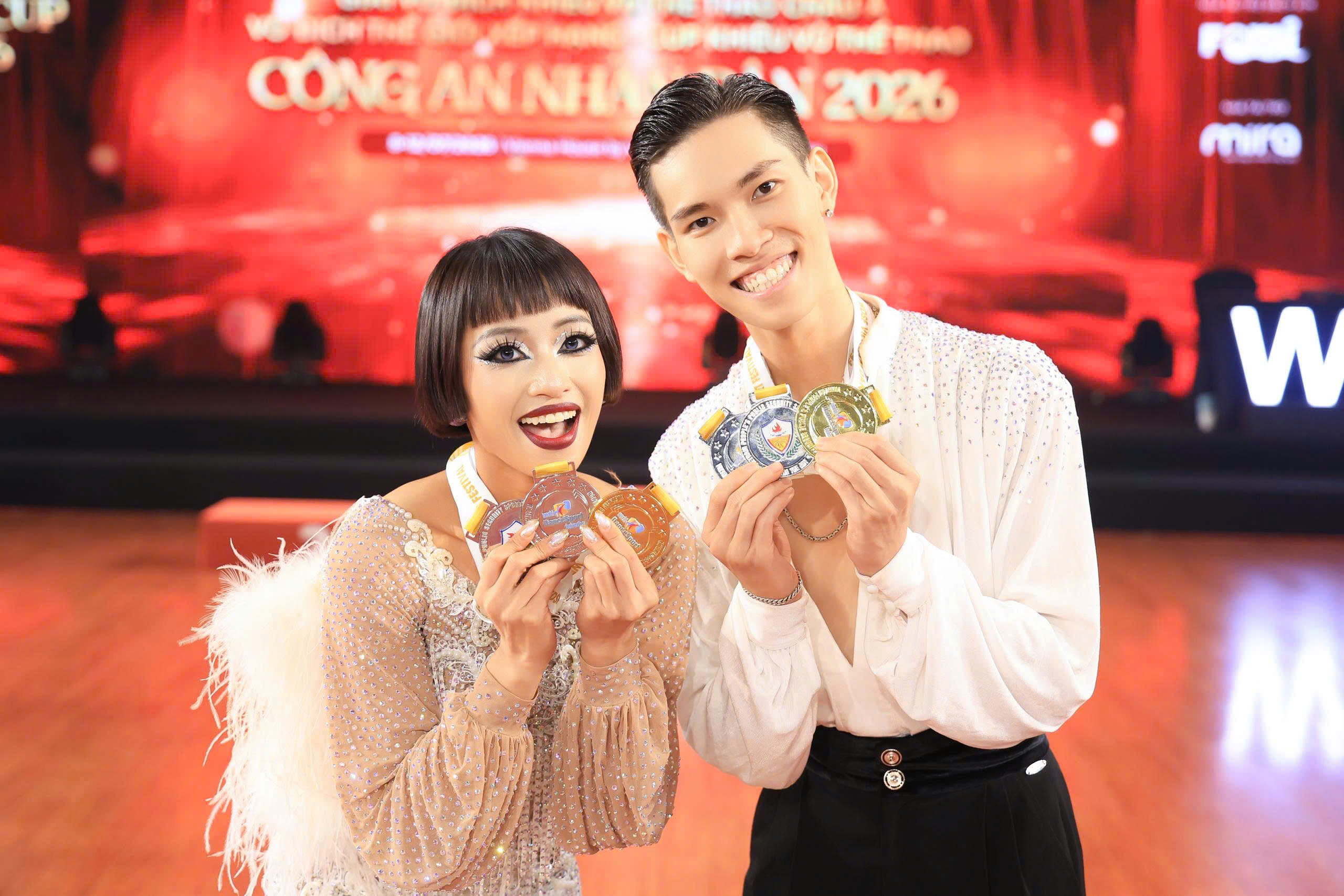Kết quả vừa giành được là nguồn động viên cho cả hai trong hành trình theo đuổi khiêu vũ thể thao