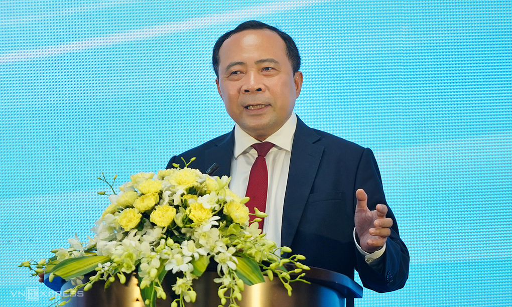 Bộ trưởng Khoa học và Công nghệ Vũ Hải Quân tại hội nghị, ngày 15/7/2026. Ảnh: Lưu Quý