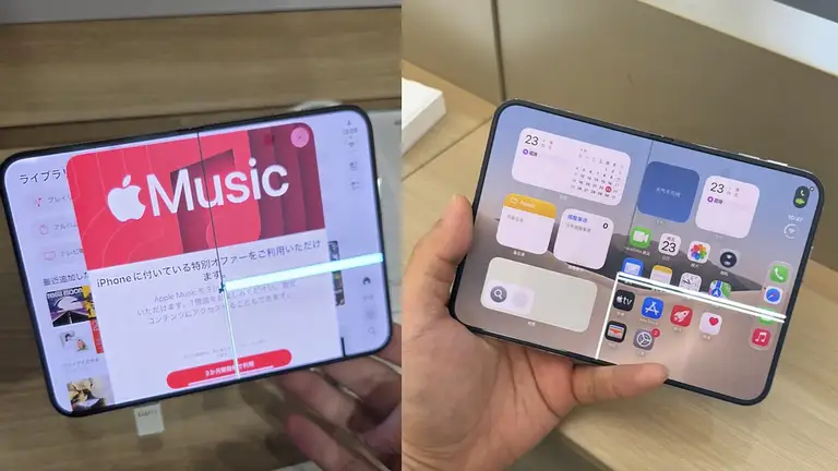 Một số iPhone Duo bị nứt, sọc màn hình