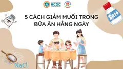 HCDC: 5 cách giảm muối trong bữa ăn hằng ngày | Viết bởi Nam Air