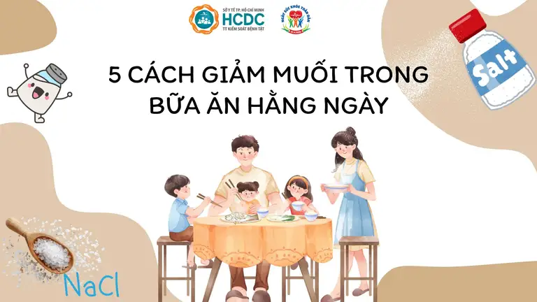 HCDC: 5 cách giảm muối trong bữa ăn hằng ngày | Viết bởi Nam Air