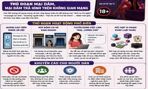 Công an cảnh báo thủ đoạn môi giới mại dâm trên không gian mạng
