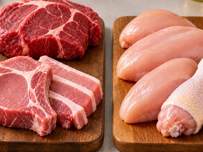 Cả thịt đỏ và thịt trắng đều cần thiết cho chế độ ăn cân bằng