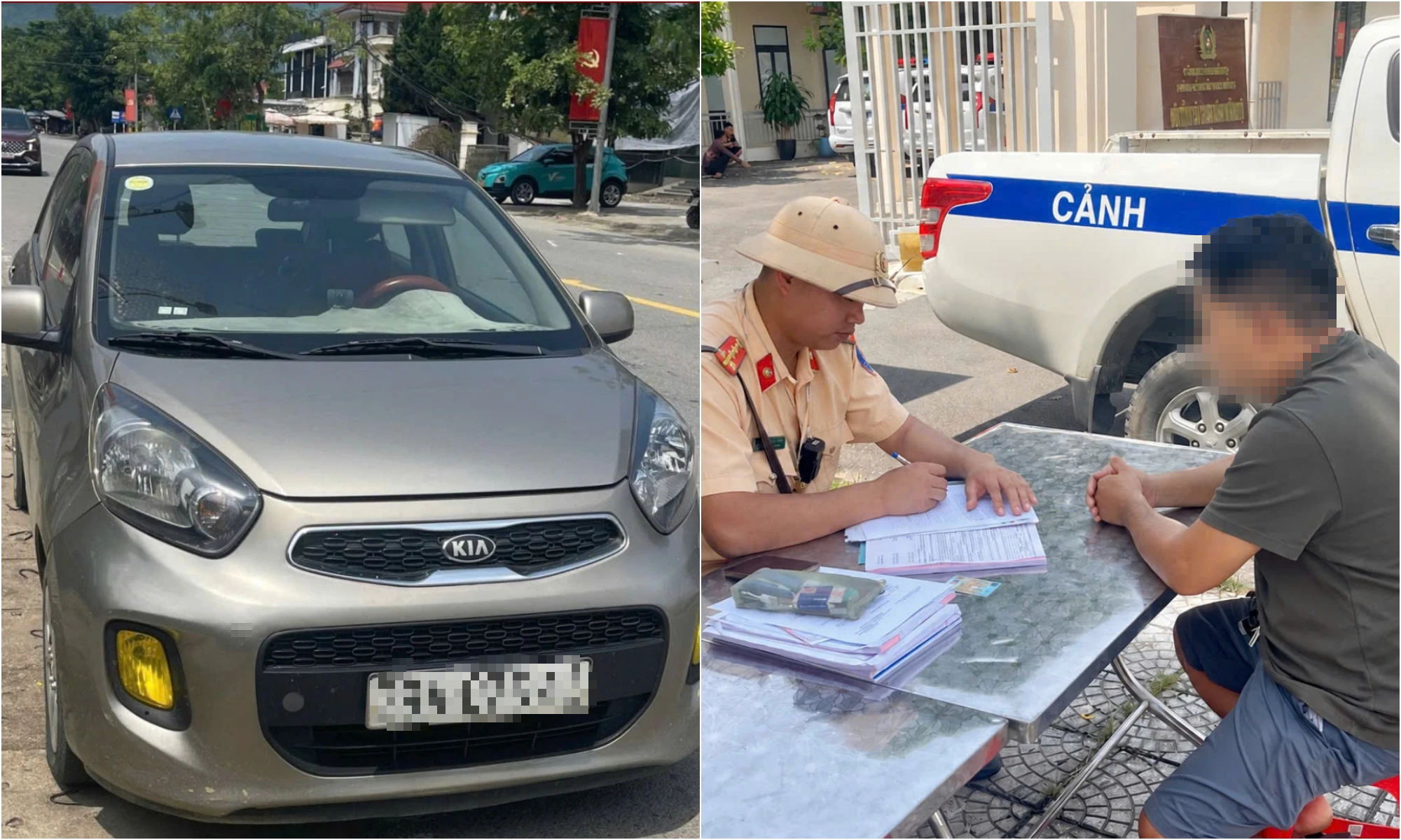 Sử dụng xe biển trắng để chở khách vi phạm quy định của Nghị định 238