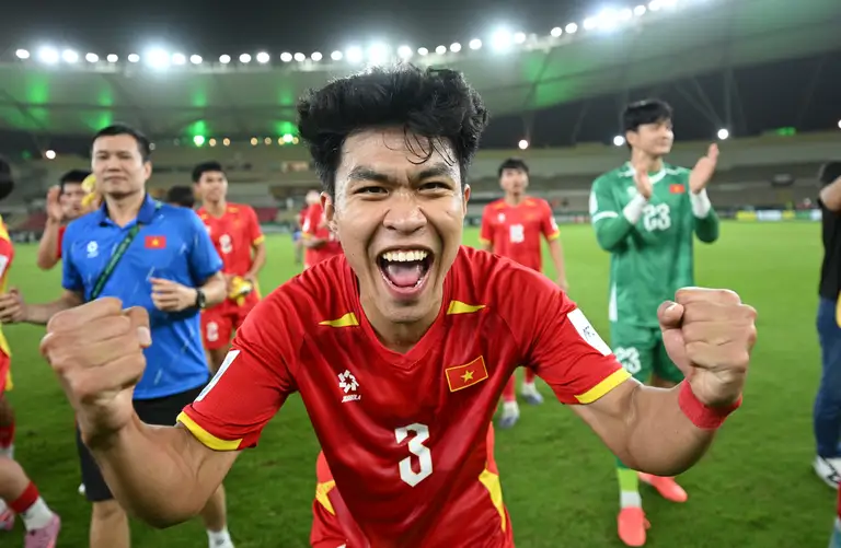 Trung vệ Phạm Lý Đức được bầu là đội trưởng U23 Việt Nam tại Asiad 2026 - Ảnh: AFC