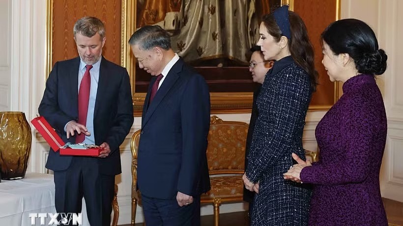 Vua Đan Mạch tặng huân chương cao quý nhất cho Tổng Bí thư, Chủ tịch nước Tô Lâm