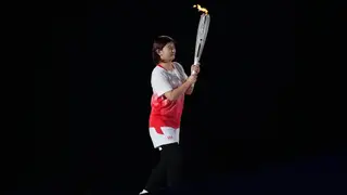 Đài lửa được thắp sáng tại lễ khai mạc ASIAD 2026